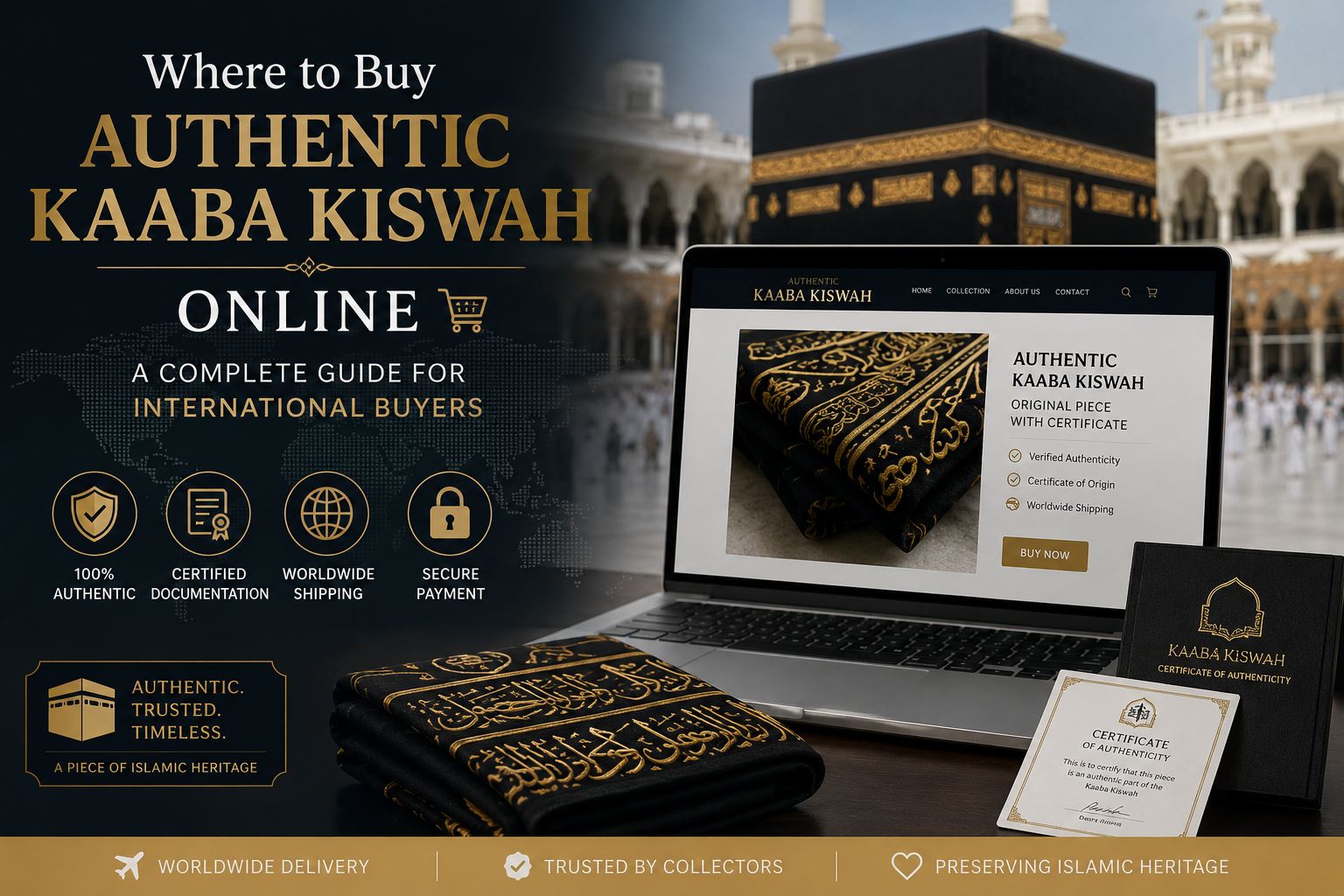Authentic Kaaba Kiswah online buying guide