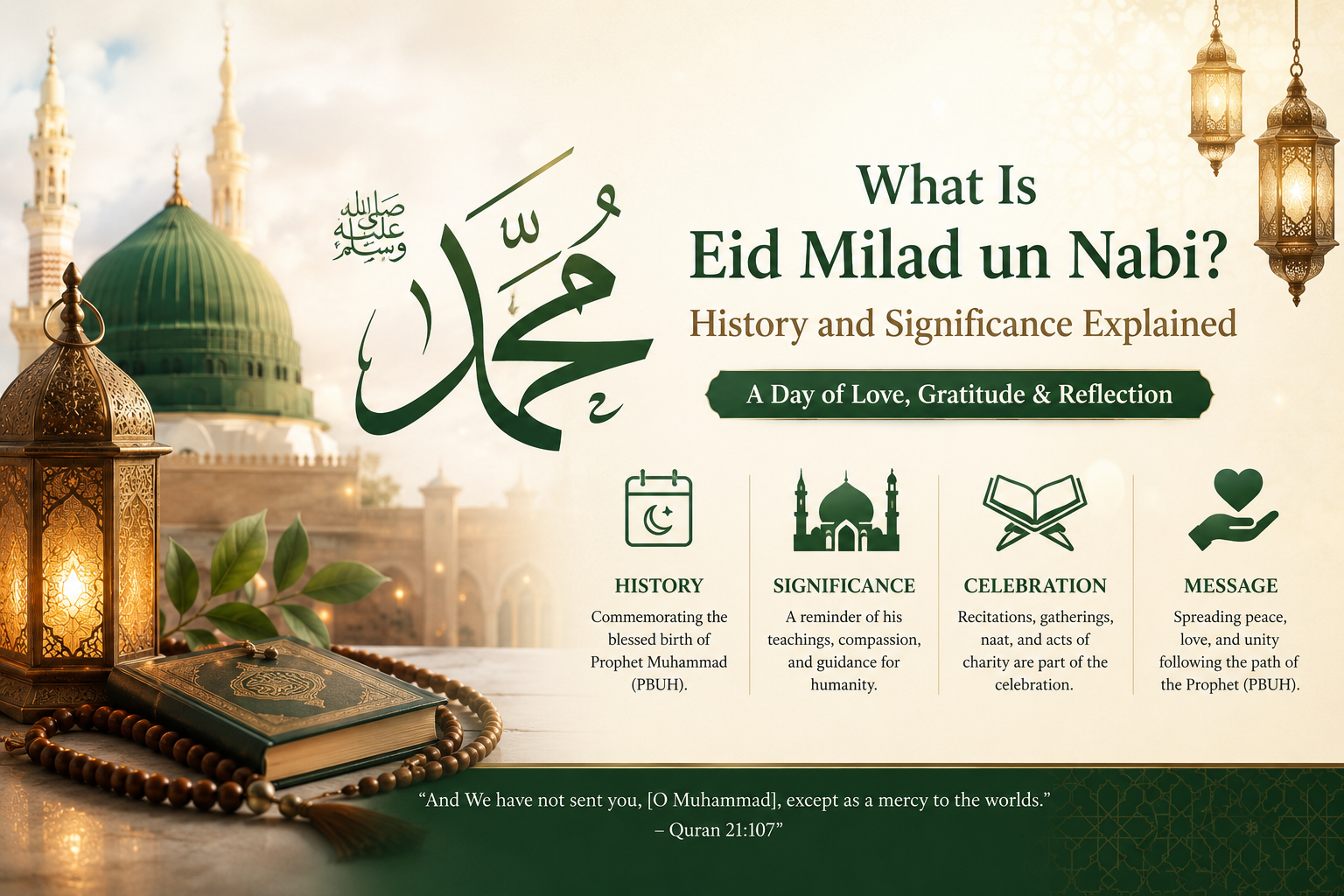 What is Eid Milad un Nabi – Islamic celebration and remembrance