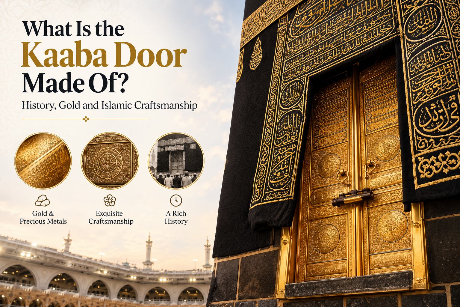 What Is the Kaaba Door Made Of – Gold Kaaba Door in Makkah